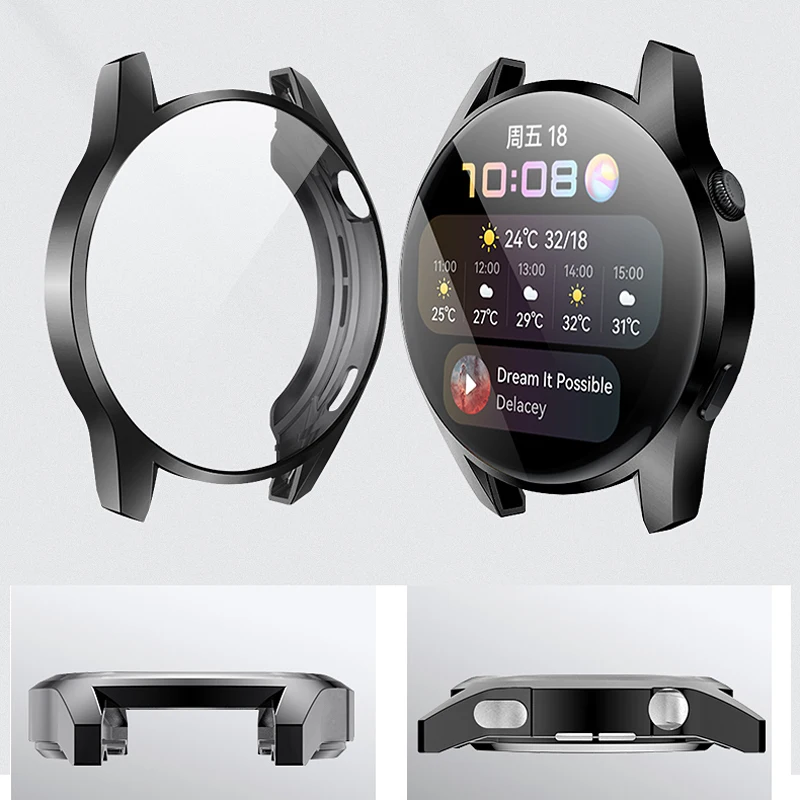 Custodia protettiva per schermo intero in TPU moda per huawei watch3 46mm /3 pro Smart Watch Custodie per paraurti per Watch 3 Pro 48mm