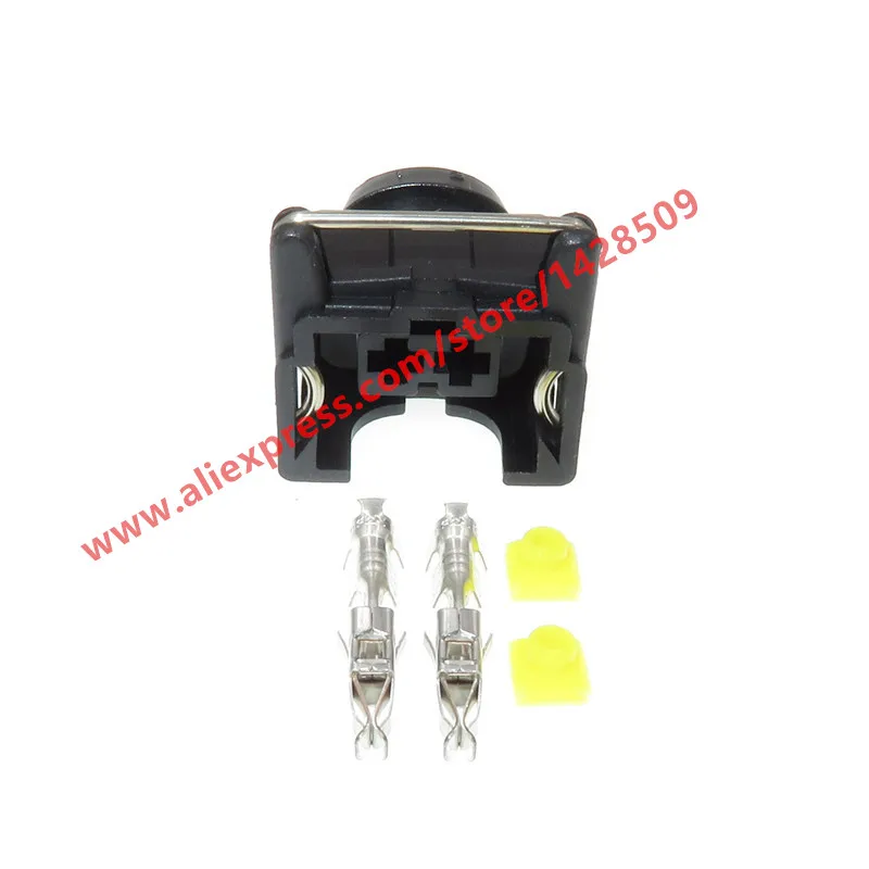 1 Set EV1 Female Fuel Injector Connector Auto Spray Nozzle/Oil Car 2 Pin Electrical Wire Automobile Connectors For Cars