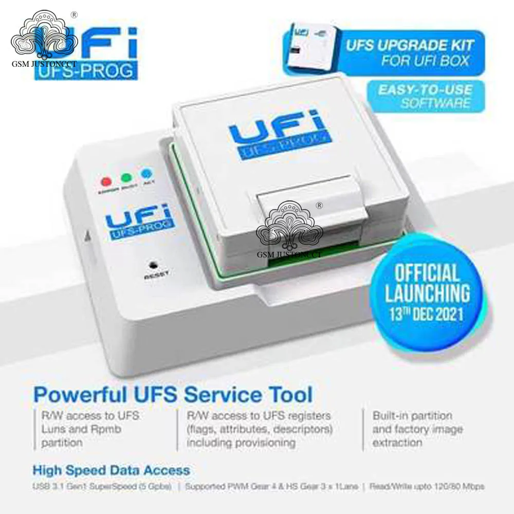 NEW 2023 Original UFi UFS-Prog /UFS ToolBox + UFS 2 in 1 Socket Adapter ( UFS BGA 153,UFS BGA 254 ) for UFI Box Works