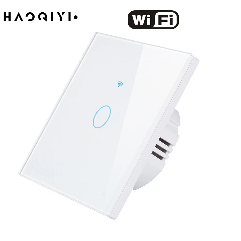 

HAOQIYI Smart remote compatible with Alexa smart home with Google Assistant touch switch, light switch, American standard