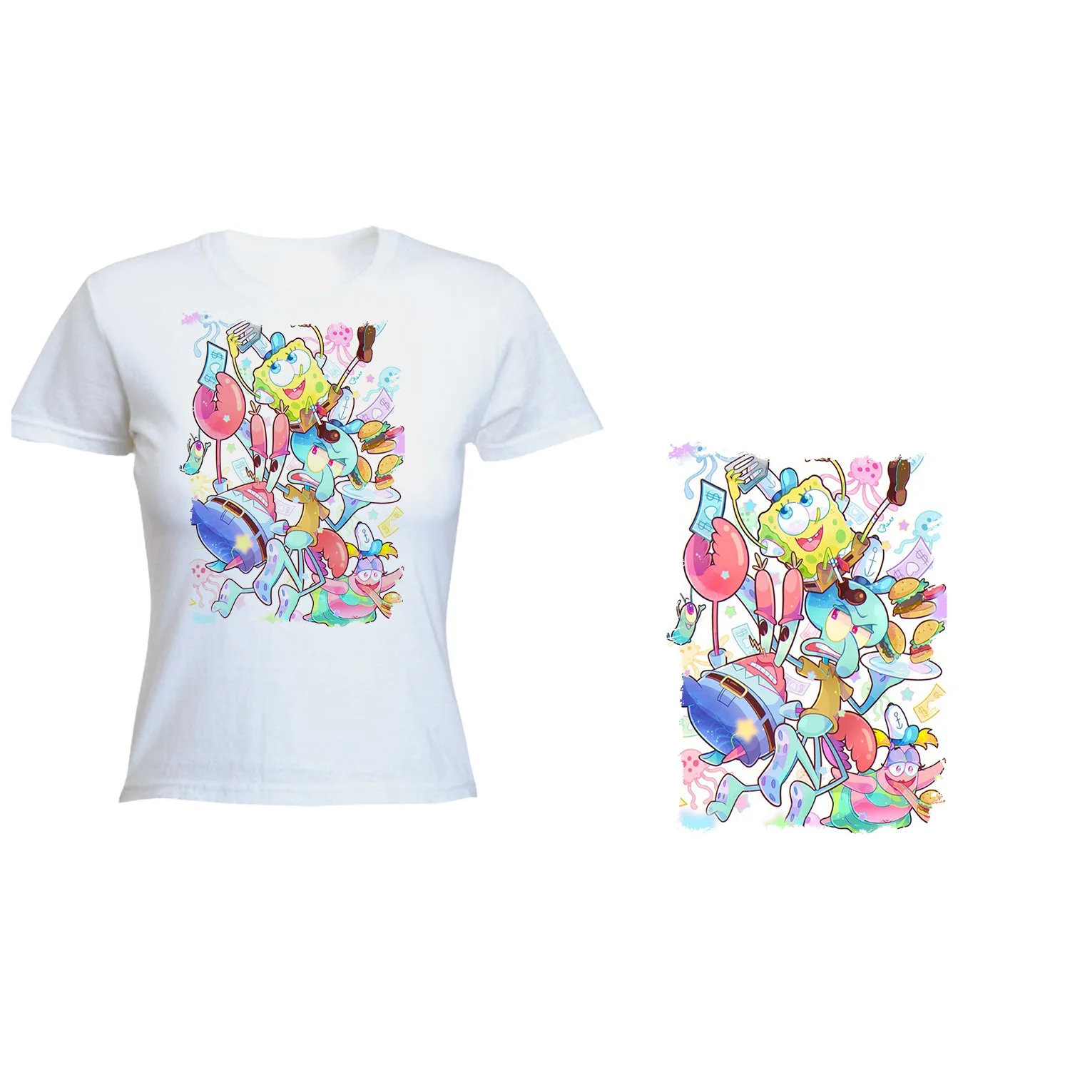 T-SHIRT A3 FOR WOMAN CHARACTERS UNDER THE SEA T-shirt