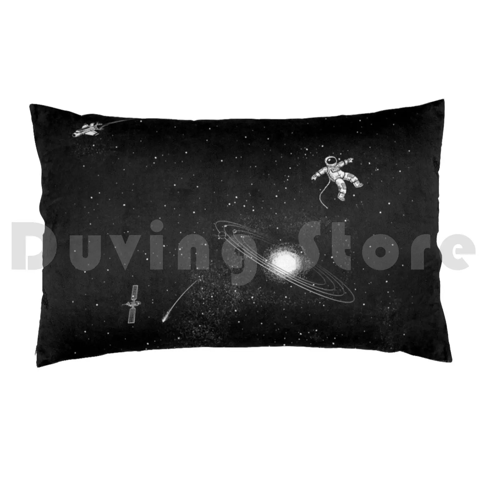 Gravity 3.0 Pillow Case Printed 50x75 Asteroidday Gravity Space Astronaut Universe Stars Cosmos Spaceship Ship