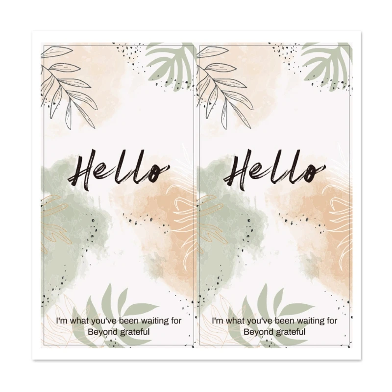 50 шт., самоклеящиеся декоративные бирки-наклейки для розничной торговли