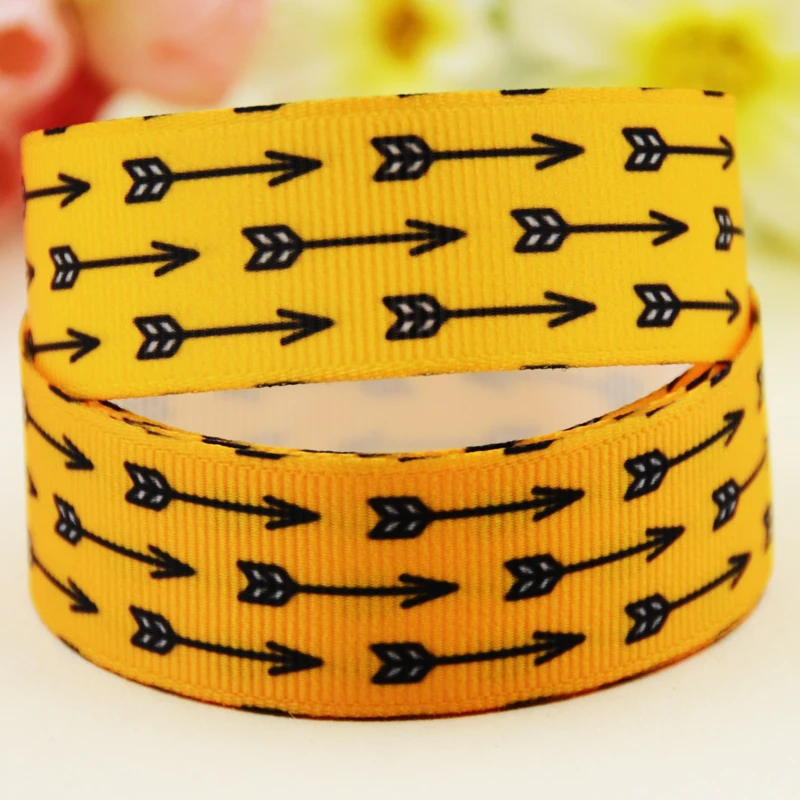 

22mm 25mm 38mm 75mm Arrow pattern Grosgrain Ribbon party decoration 10 Yards X-04899