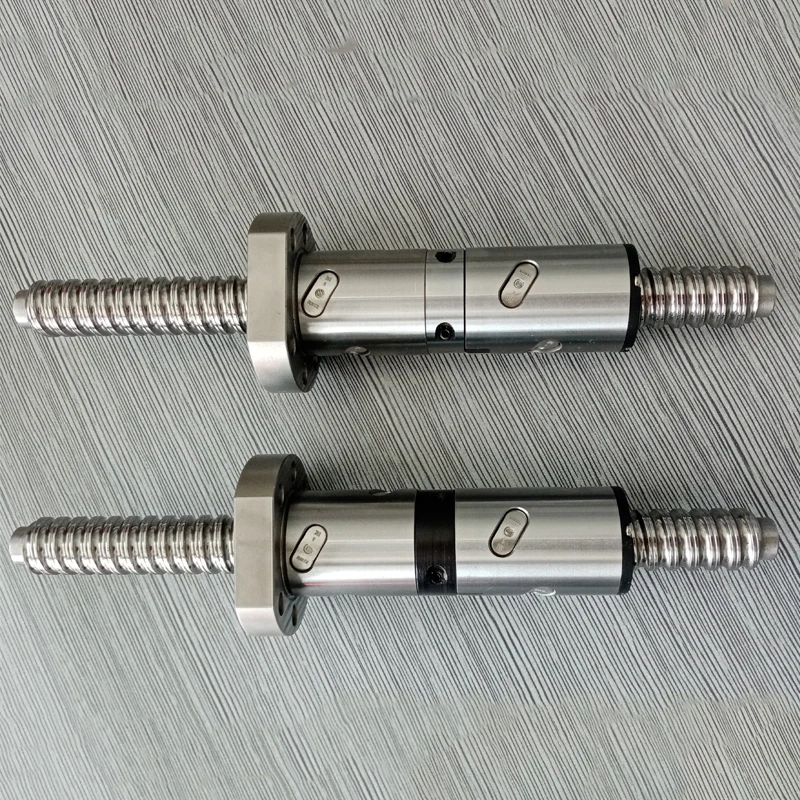 C5 Machined  Ballscrew DFU2005 Customizable Any Size Roller Ballscrew With Double Ball Nut For CNC Parts rm2005 Ball Screw