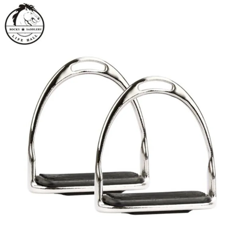 Cavassion Equestrian Equipment Standard Metal Stirrups when riding horses