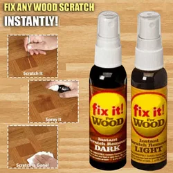 2 Pcs Instant Fix Wood Scratch Remover Repair Paint for Wooden Table Bed Floor C66