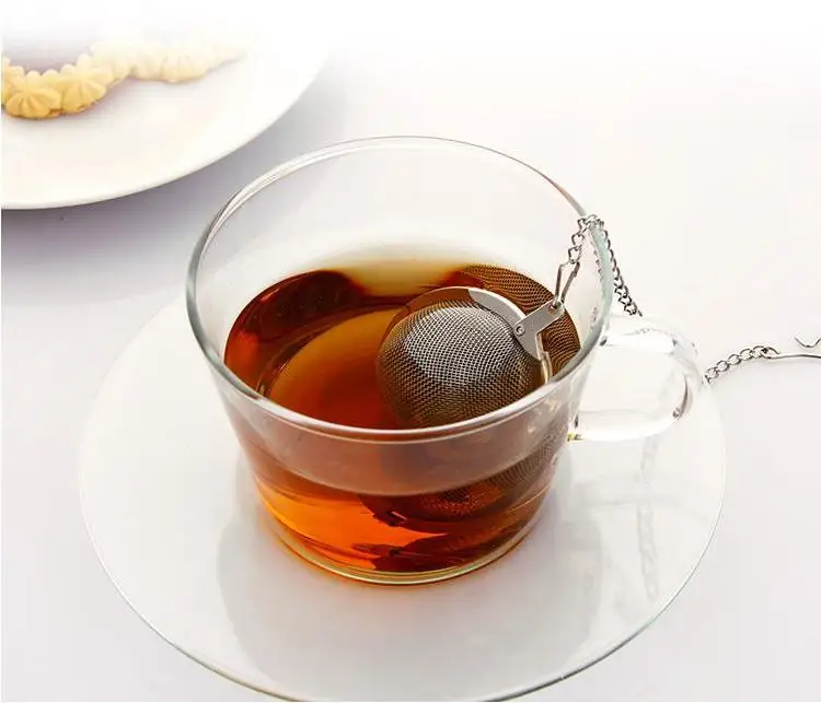 

Best Price 1000pcs/lot Stainless Steel Tea Pot Infuser Sphere Mesh Strainer Ball 5cm Wholesale