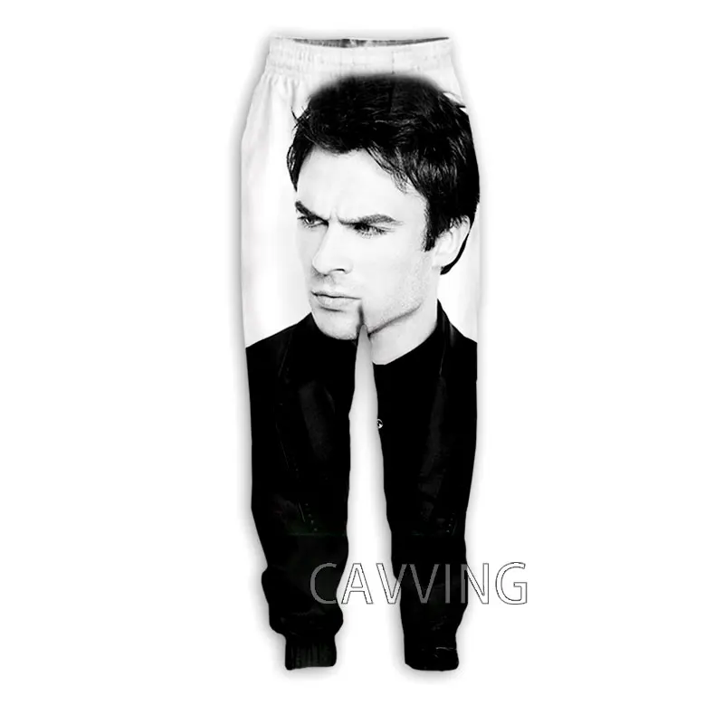 Nieuwe Mode Vrouwen/Mannen 3D Print Joseph Somerhalder Casual Broek Sport Joggingbroek Rechte Broek Jogging Broek Broek