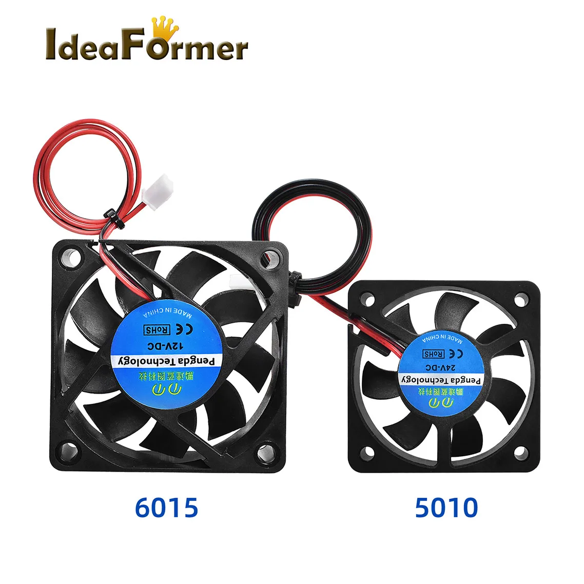 5010/6015 ventola di raffreddamento radiatore radiatore DC12V/24V 50*50*10/60*60*15mm cavo Dupont per parti della stampante 3D Reprap Hotend