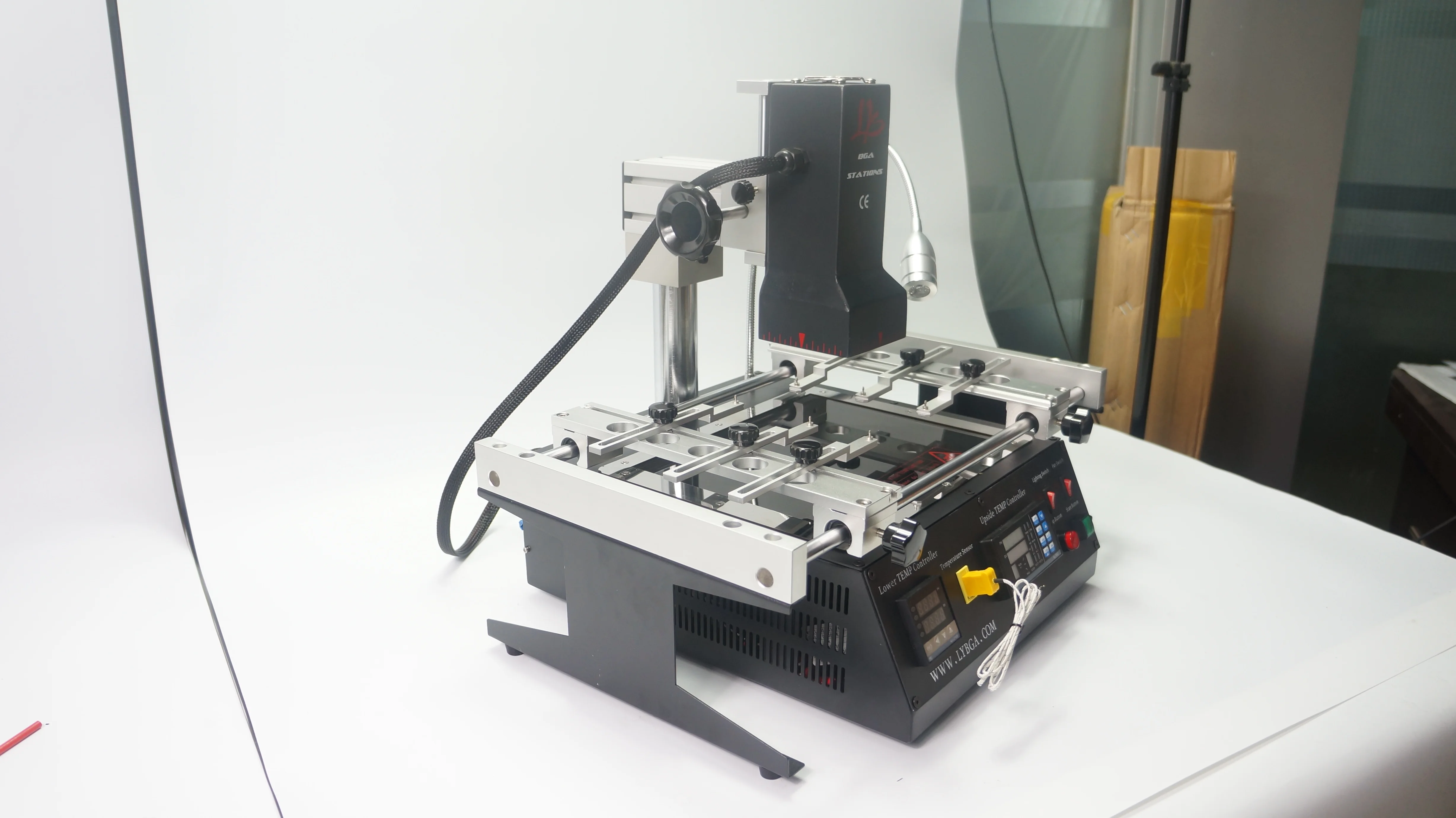 NEW LY IR6500 V2 2 Zones BGA Rework Station Infrared IR BGA Machine with Solder Balls Welding Flux Stencils for Mobile Repair