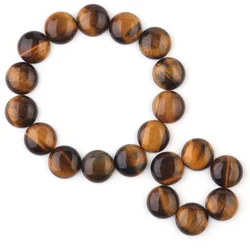 Xinyao 10pcs/lot 4mm 6mm 8mm 10mm 12mm 14mm 16mm 18mm Nature Stone Yellow Tiger Eye Cabochon for DIY Jewelry Findings