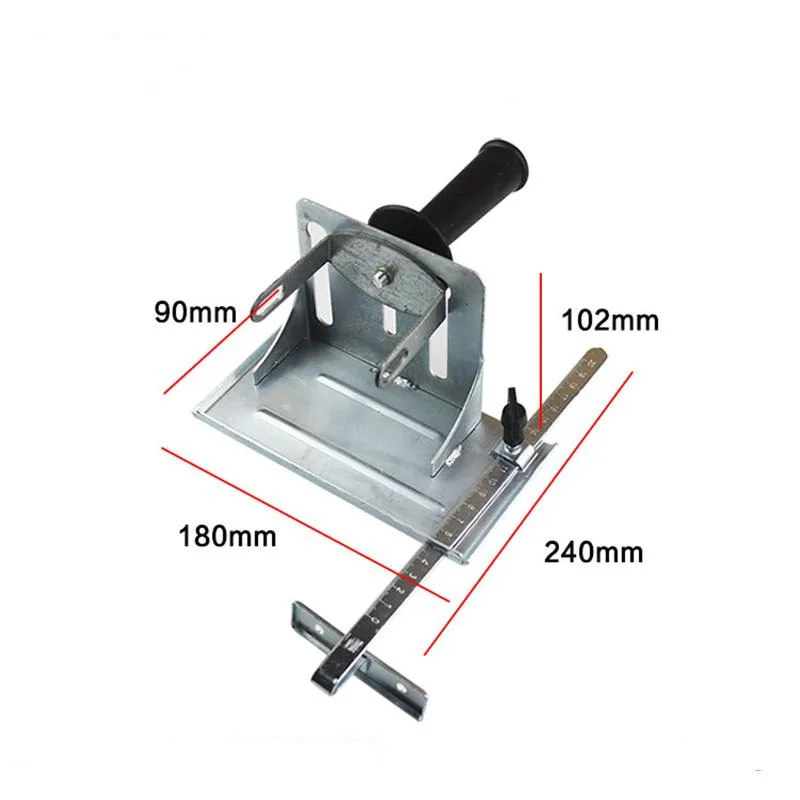 เครื่องบดมุมฐานเปลี่ยนตัดวงเล็บเดสก์ท็อป Universal Multifunctional Fixed Heavy-Duty เครื่องบดเครื่องมือเปลี่ยน