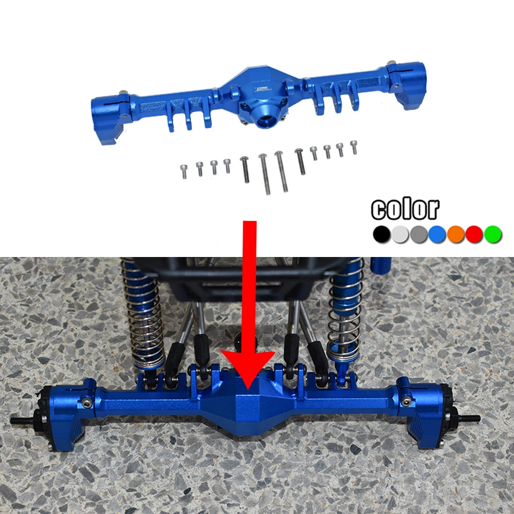 

GPM Metal aluminum alloy rear gearbox rear axle Bridge #AXI232005+AXI235016 for Axial Capra 1.9 UTB AXI03004 Climbing car