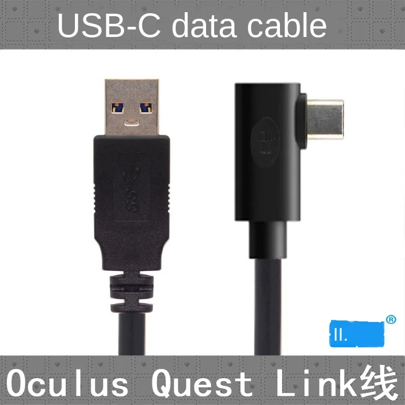 For Oculus Link USB- C Steam VR Quest2 Type- C 3.1 Data Cable, Elbow Selectable 3m5m8m8m