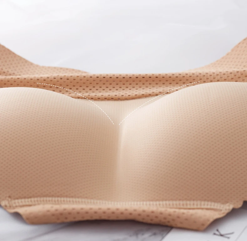 Frauen Taille Gestaltung Dreieck Hosen Atmungsaktive Enhancer Hüfte Heben Höschen Schwamm Gepolsterte Shapewear Butt Lifter Gefälschte Ass Briefs – Detail 4