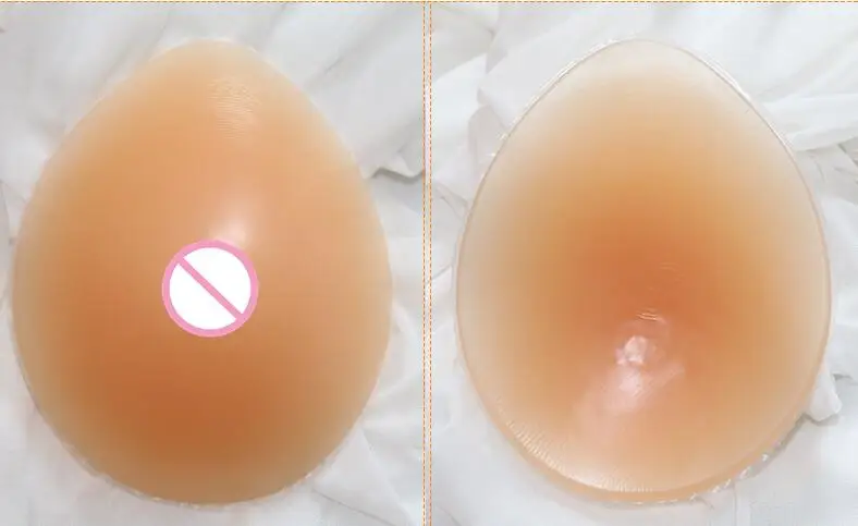 Single droplet silicone False breast prosthesis for postoperative rehabilitation of mammary gland CD crossdresser no adhesive