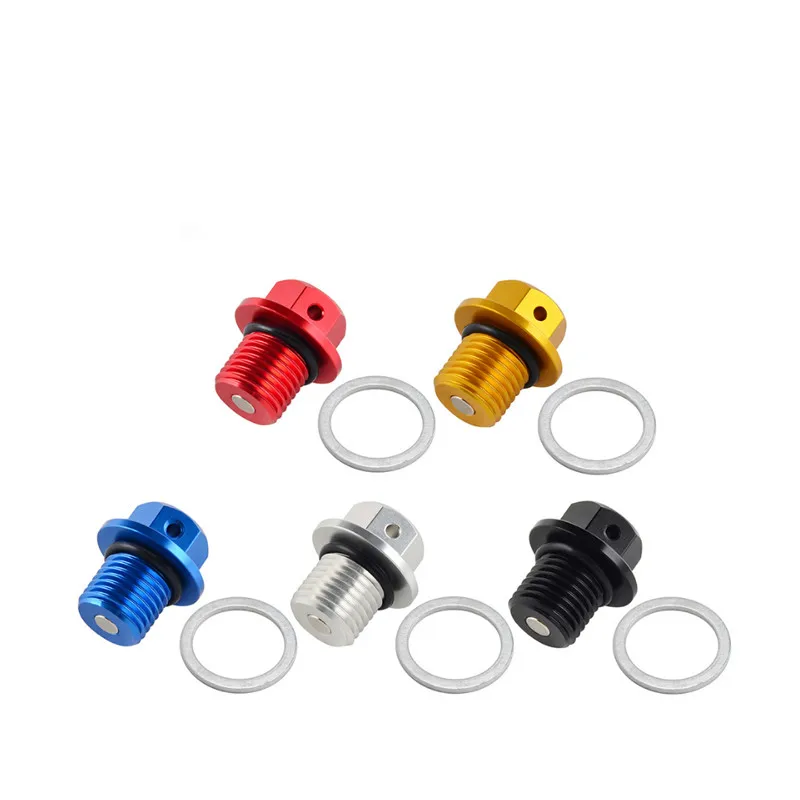 Racing M14*1.5, M18*1.5 Magnetic Dress Up Oil Drain Plug and High Quailty Magnetic Engine Oil Sump Nut