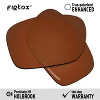 Lentes polarizadas Firtox de repuesto para gafas de sol Oakley Holbrook OO9102 (solo lentes) - Marrón
