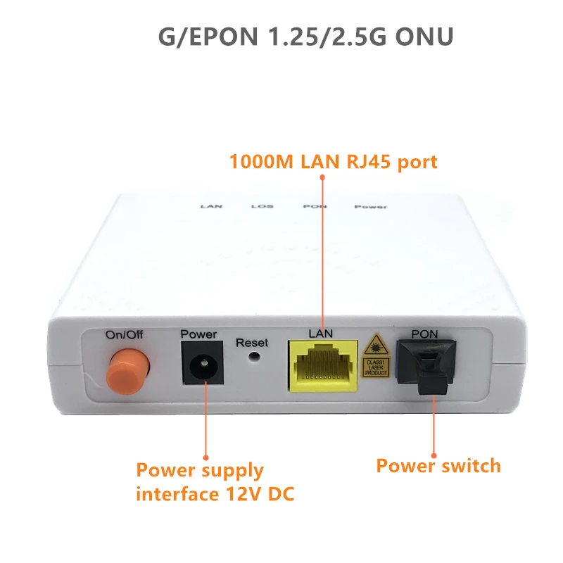 Fiber Transceiver E/GPON ONU FTTO Licht Katze Regler Einzel 1000M LAN Port OLT1.25/2,5G Chipsatz fiber to the Home