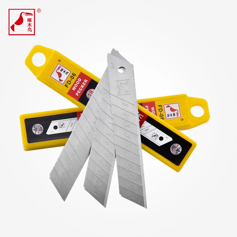 10pcs Woodpecker 9mm blade fd-13a art blade wallpaper special blade paper cutting blade small blade small medium blade