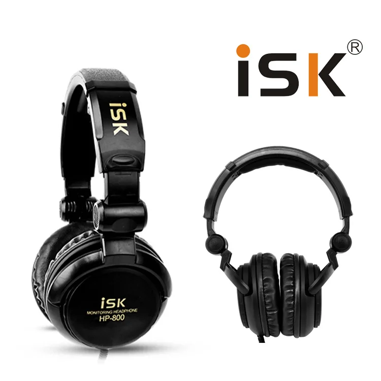 

Auriculares Original ISK HP-800 Studio Monitoring Headphone Headband on- Ear Hifi Bass Earphone Headset Fone De Ouvido Ecouteur