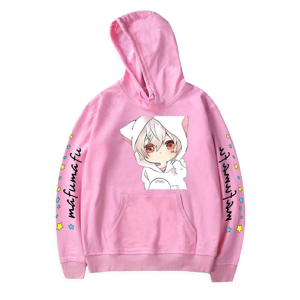 2021 Mafumafu Soraru Na De Regen Print Herfst/Winter Holiday Mannen/Vrouwen Puur Katoen Hooded Kawaii Nieuwigheid Zoete stijl Tops