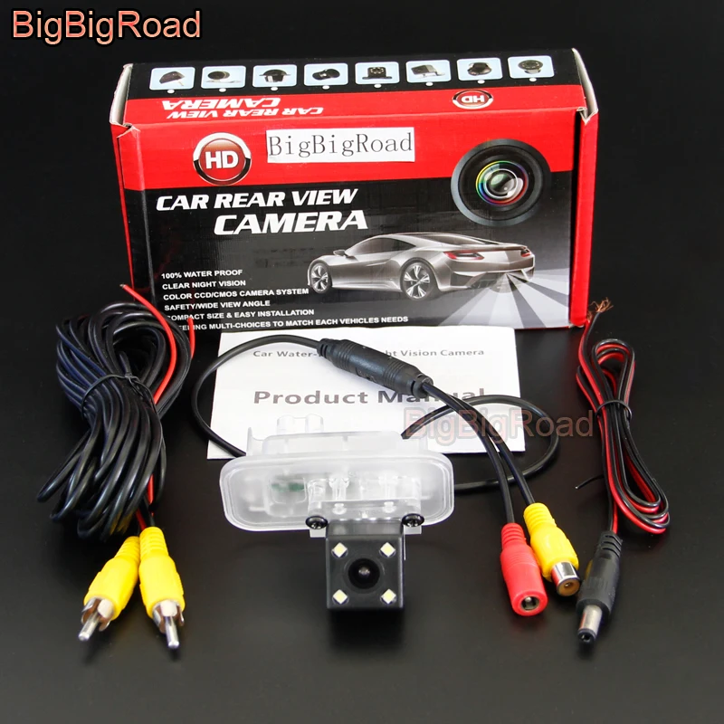 

BigBigRoad For Toyota Camry 2018 2019 2020 Car Rear View Backup Parking CCD Camera Waterproof Night Vision