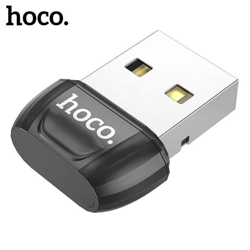 Hoco-receptor Dongle USB Bluetooth 5,0 para teclado, ratón inalámbrico, PC, ordenador, adaptador Bluetooth 5,0 para Gamepad de altavoz de Audio