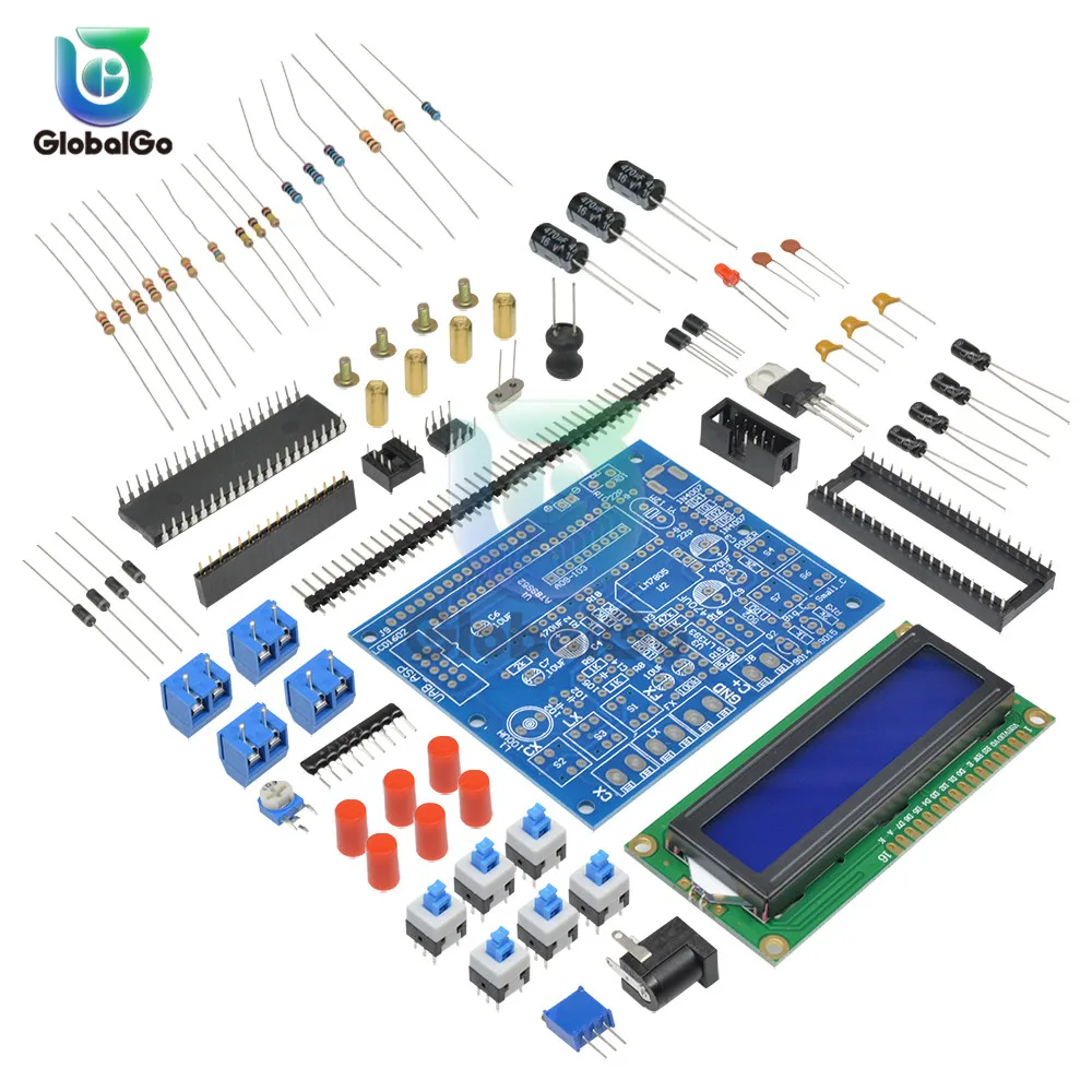 Digital Capacitance Inductance Meter Frequency Meter DIY Capacitance Measuring Tester Tool Capacitance Meter DC 8-14V AC 7