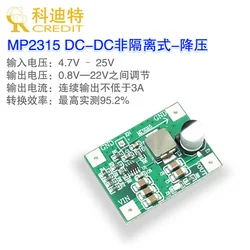 Mp2315 Module DC-DC 3A Adjustable Step-down Regulated Power Supply Module Step-down Board Wide Voltage Input