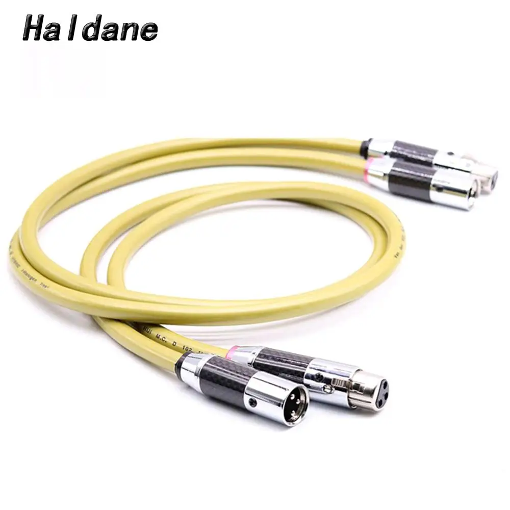 

Haldane Pair HIFI XLR Balance Cable VDH MCD102MK 2 XLR Male to Female Audio Cable AMP DVD VCD CD Player Audio Cable