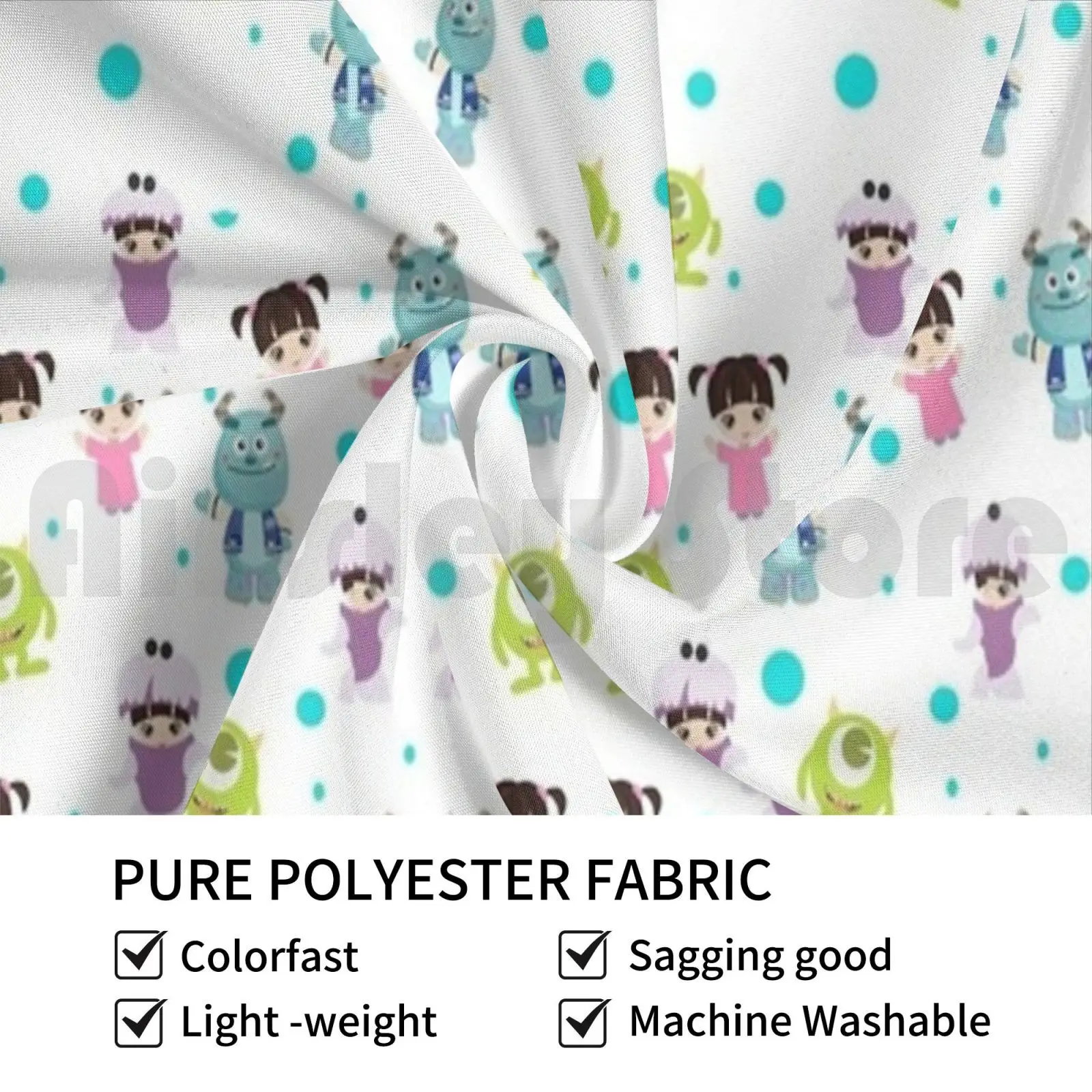 Monsters Pattern Tapestry Living Room Bedroom Monster Monsters Boo Scare Care Laugh Floor University Brothers Sulley