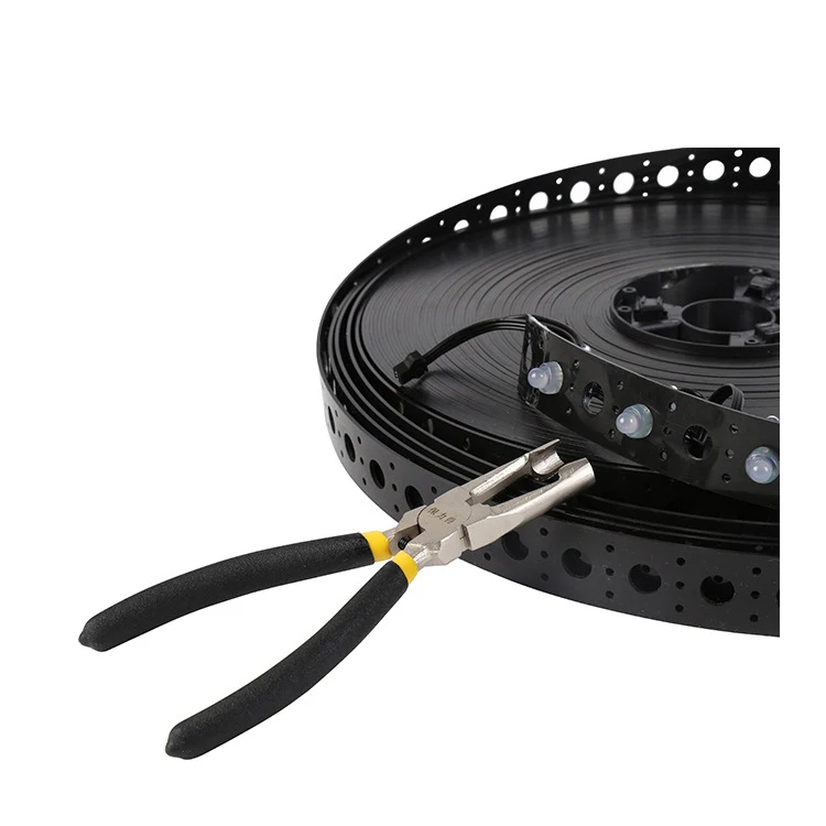 50m/Roll DIY Design Band Flexible Black Tape Build Christmas Tree Mount Strip Belt Rope for 12mm LED Pixel String Module Lights