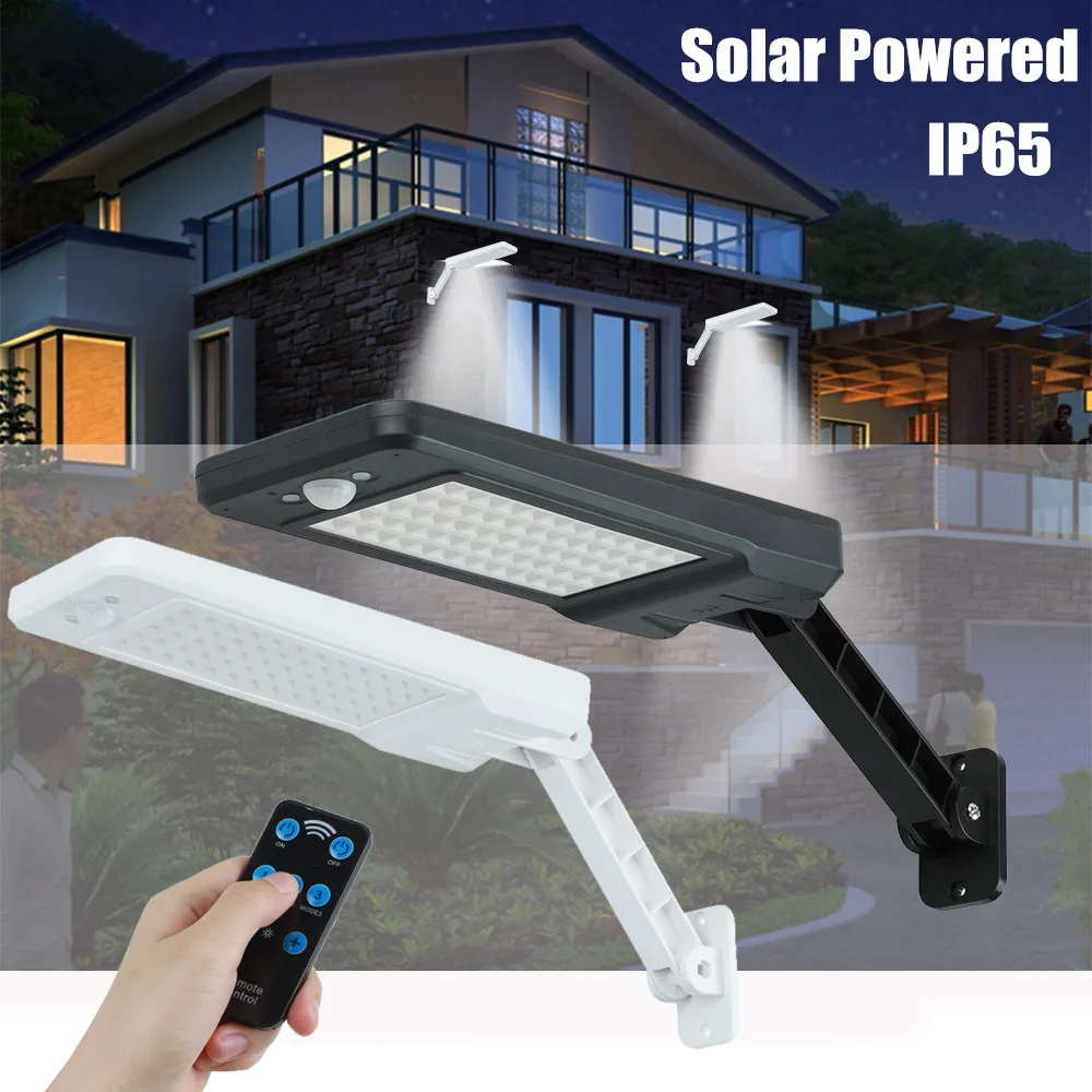 

Solar Street Light LED Wall Lamp IP65 Waterproof Outdoor PIR Motion Sensor Garden Yard Street Flood Lamp Solar Lights