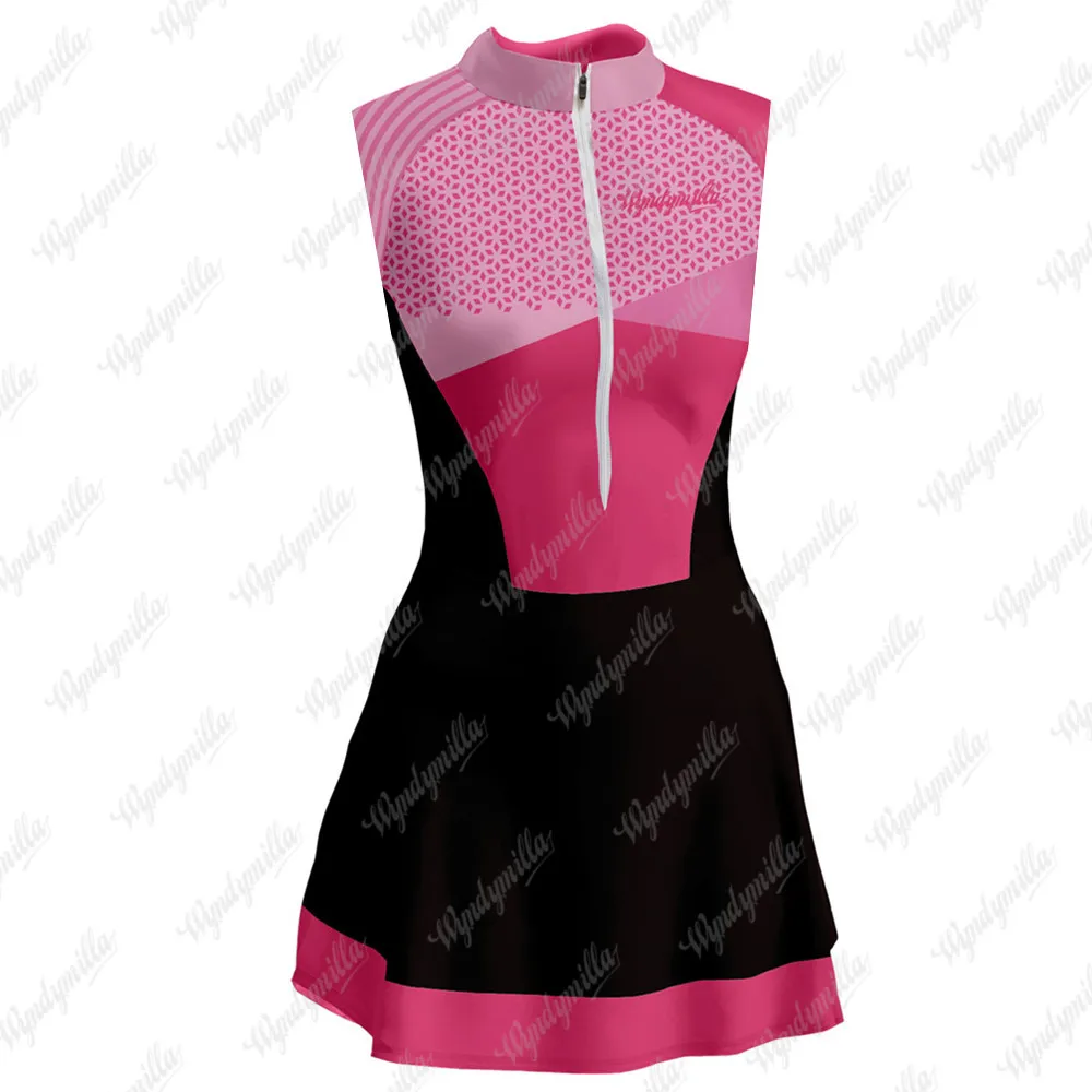 Cycling Skirt little dress Sleeveless Saia Dress Mtb Skirt Vestidinho Summer Bicycle Fashion Sexy Skirt roupa ciclismo Feminina