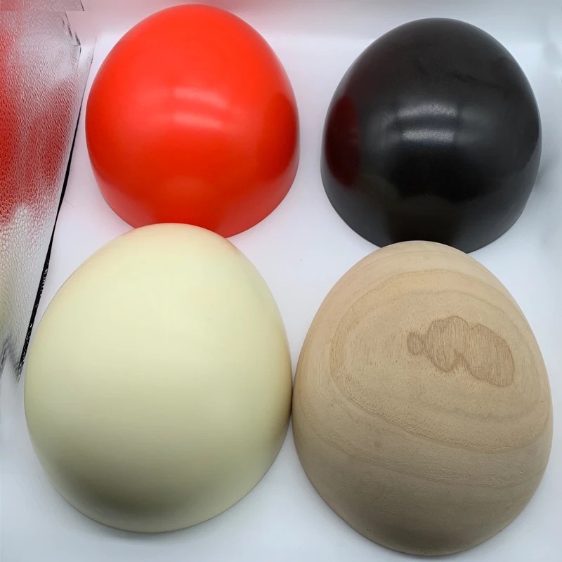 Plastic Wood Half Head for Wig Making