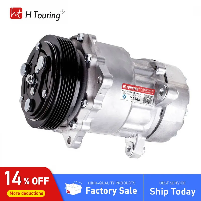 SD7V16 A/C Compressor For VW TRANSPORTER IV 90-03 LT 28-35 28-46 II 96-06 7D0820805H 7D0820805K 7D0820805C 7D0820805G