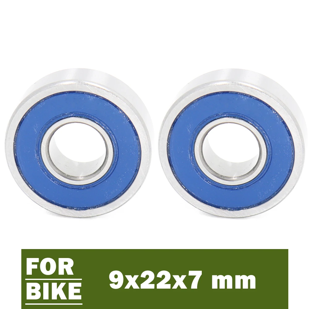 

MR2297-2RSV Bearing 9*22*7 mm ( 2 PCS ) 608/9 RSV Bicycle Hub Front Rear Hubs Wheel 9 22 7 Balls Bearings