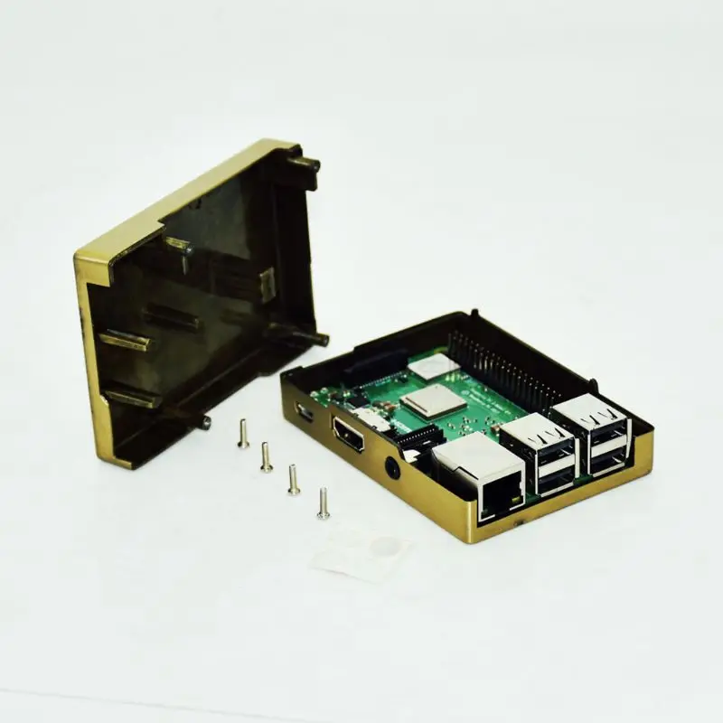 Carcasa de cobre de aluminio para Raspberry Pi 3/2, modelo B/B + PXPA