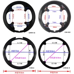 MTB Road Bike Sprocket Protection Chain Wheel Protector Crank Ring Mud Protective Cover Bicycle accessories 40 42 44 46 48 52T