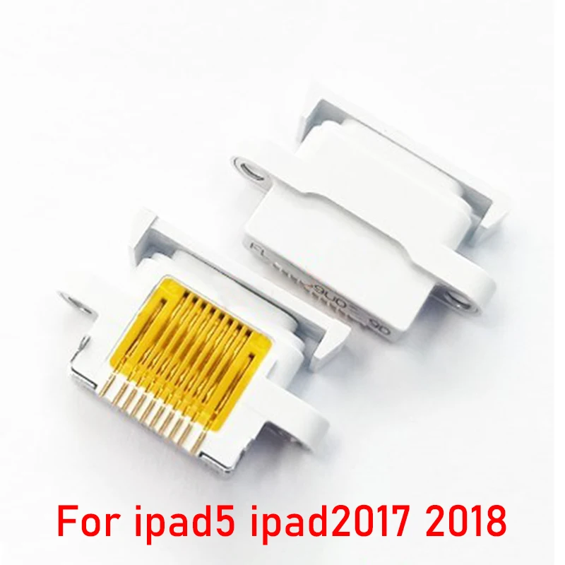 5Pcs Usb Jack Charging Doct Port Connector For IPad 4 5 6 Air Pro 9.7 10.5 12.9 Mini 1 2 3 4 A1673 A1566 A1474 Charger Plug