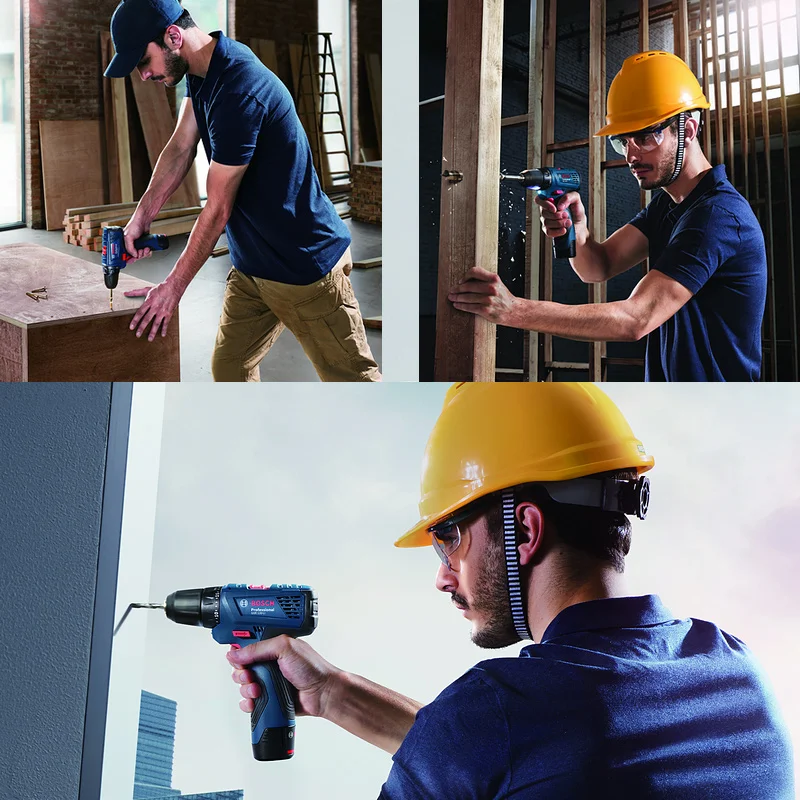 Bosch Electric Drill GSR120-Li 12V Cordless Electric Screwdriver Rechargeable Driller With Battery Multi-Function Power Tools