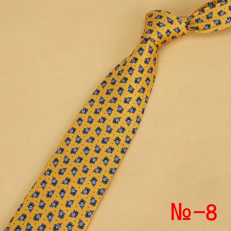 Neue Designs Klassische Seide Männer Tie Floral Plaid 9cm Rot Gedruckt Krawatte Gravata Krawatten für Männer Formal Wear Busines – Detail 9
