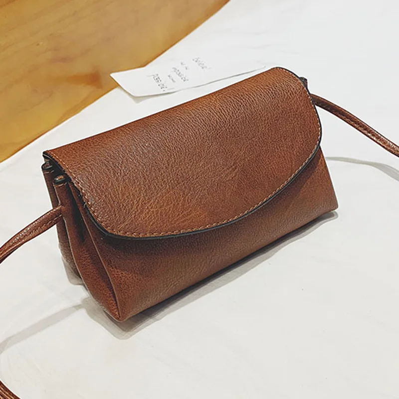 RanHuang New Arrive 2023 Women\'s Fashion Shoulder Bags Vintage Small Messenger Bags Soft Lether Crossbody Bags Black A1839