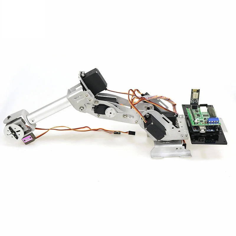 ロボットクランプキット,wifi/bluetooth/ps2 7機械式アーム,7軸回転,アルミニウム合金