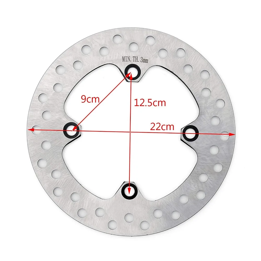 Motorcycle Rear Rotor Brake Disc For Honda 125cc XLV Varadero 125 400cc TRX400X TRX400EX 250cc XR 250 for Suzuki 400cc