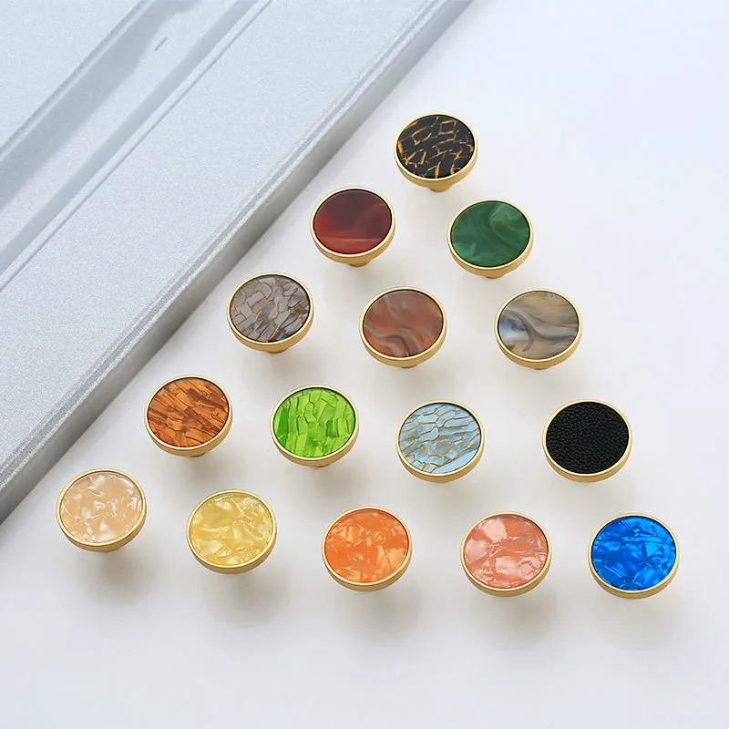 15 Colors Shell Furniture Handle Zinc Alloy Cabinet Door Handle Wardrobe Drawer Knob Individuality Single Hole Coat Hook