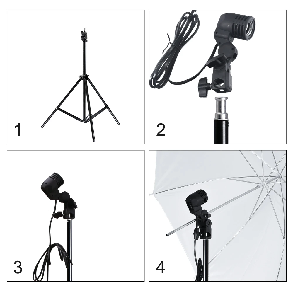 2.6X3M Photography Kit Photo Studio Softbox With Backdrops Tripod Non-Woven Fabric Suitable For Photos Home Photo Graphy