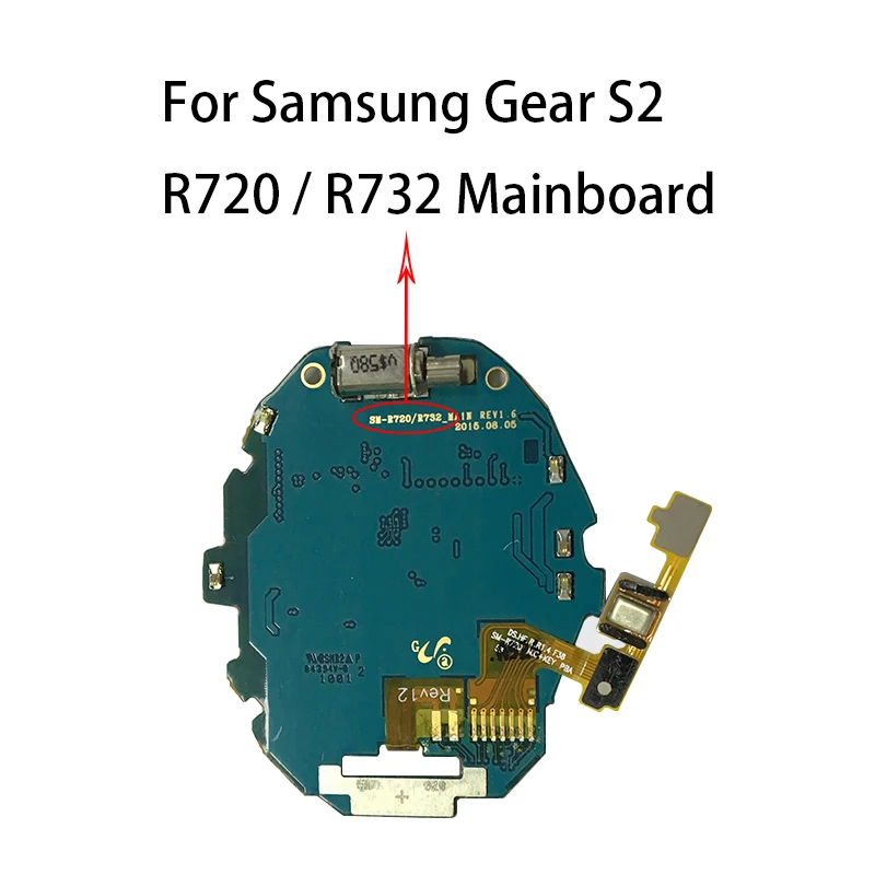 

ZUCZUG Original Mainboard For Samsung Gear S2 R720 / R732 Main Board Dock For SM-R720 / R732